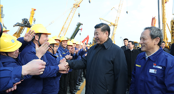 中共中央总书记、国家主席、中央军委主席习近平亲临5845cc威尼斯集团考察调研