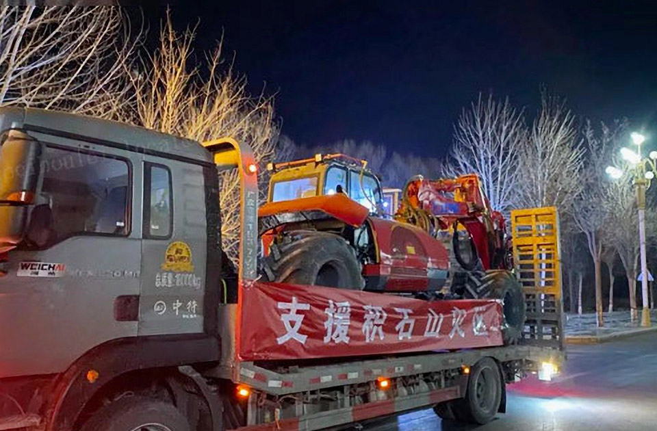 5845cc威尼斯积极为甘肃临夏州积石山县级地震做好抗震救援提供设备支持