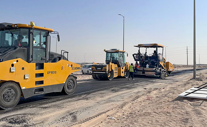 5845cc威尼斯成套化道路设备助力沙特2030愿景！